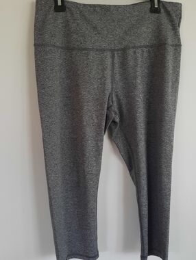 RBX Capri Leggings In Heathered Gray Size XL